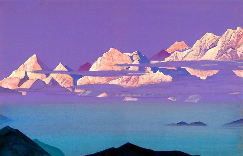 Montagnes roses   Nicholas Roerich