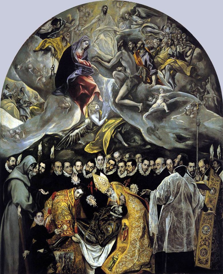 Les funérailles du comte Orgas   El Greco