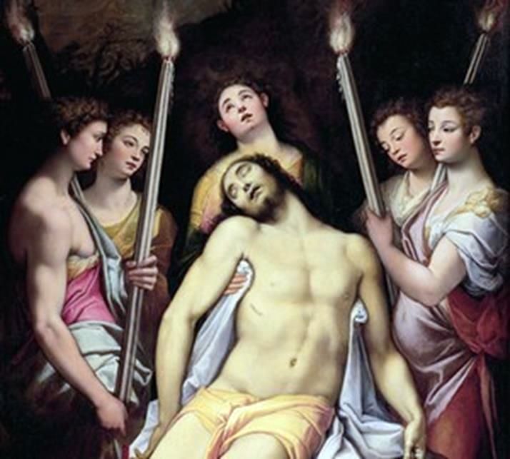 Deuil du Christ par les anges   Federico Zuccari