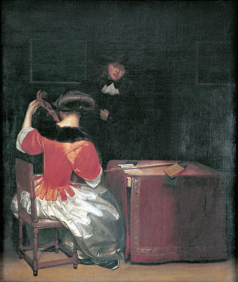 Leçon de musique   Gerard Terborch