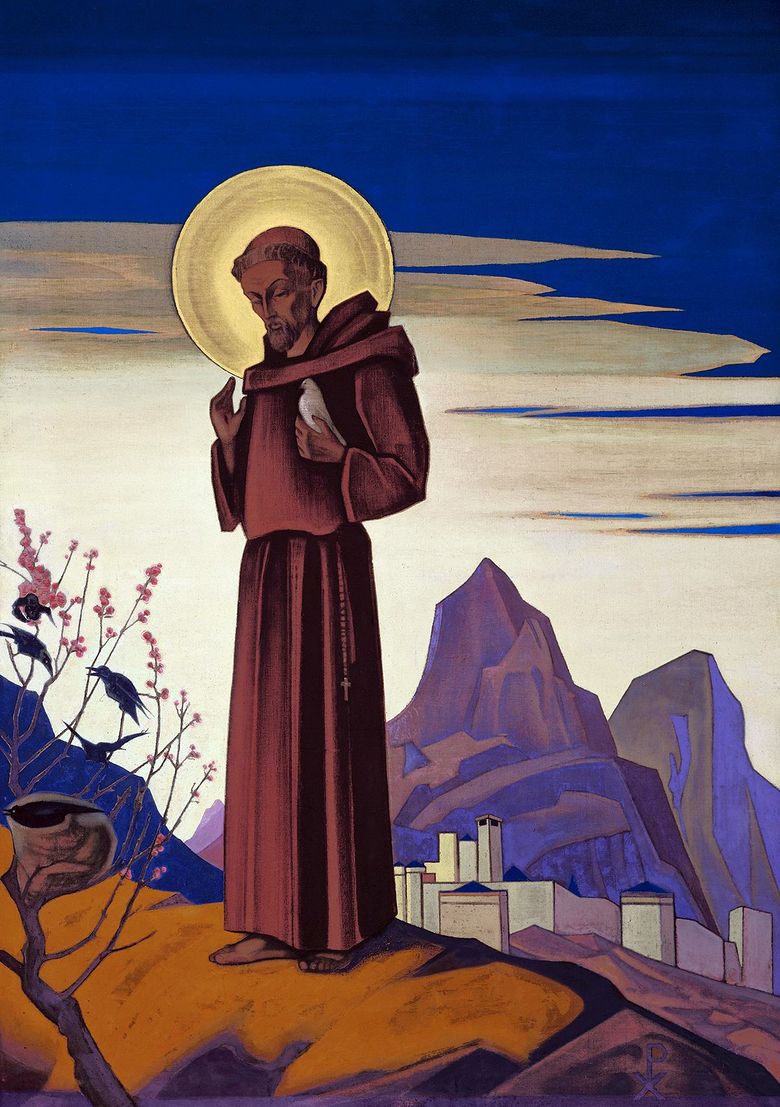 Saint François   Nicholas Roerich