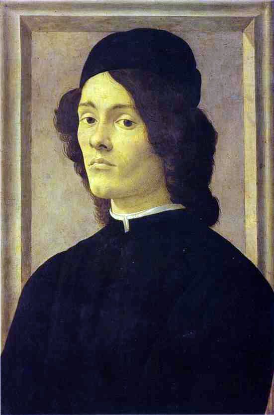 Portrait dhomme   Sandro Botticelli