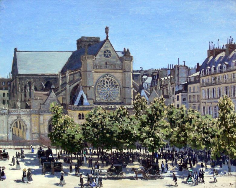 Saint Germain LOxerrois   Claude Monet