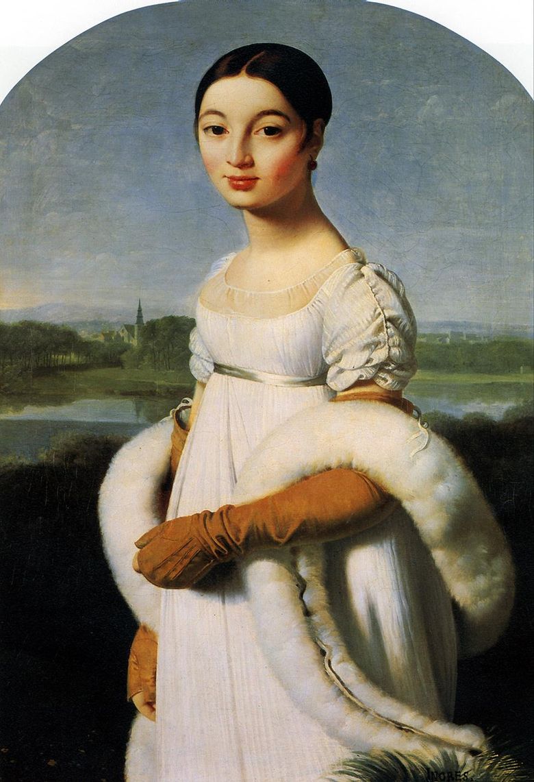 Mademoiselle Carolina Rivière   Jean Auguste Dominic Ingres