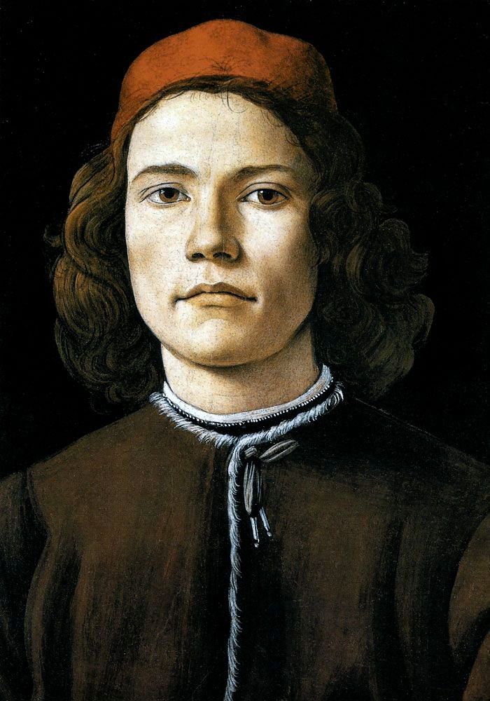 Portrait dun jeune homme   Sandro Botticelli