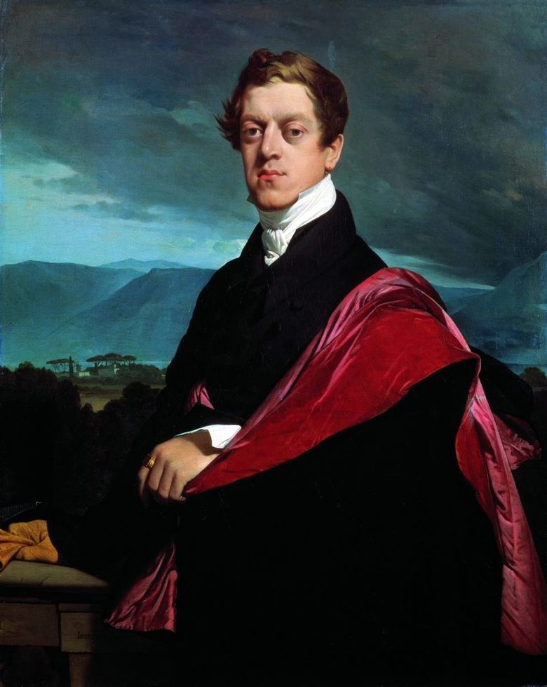 Portrait du comte N. D. Guriev   Jean Auguste Dominique Ingres