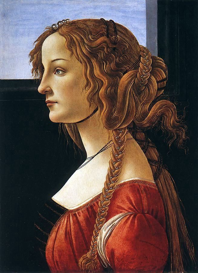 Portrait de Simonetta Vespucci   Sandro Botticelli