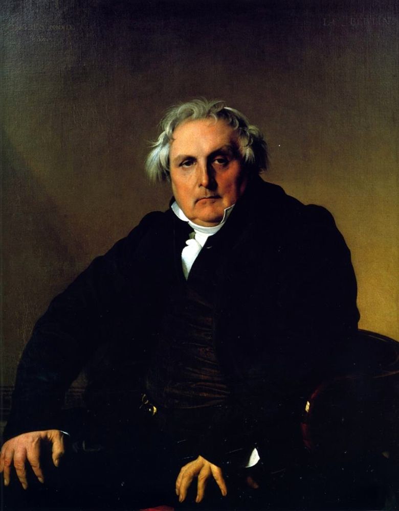 Portrait de Louis François Bertin   Jean Auguste Dominique Ingres