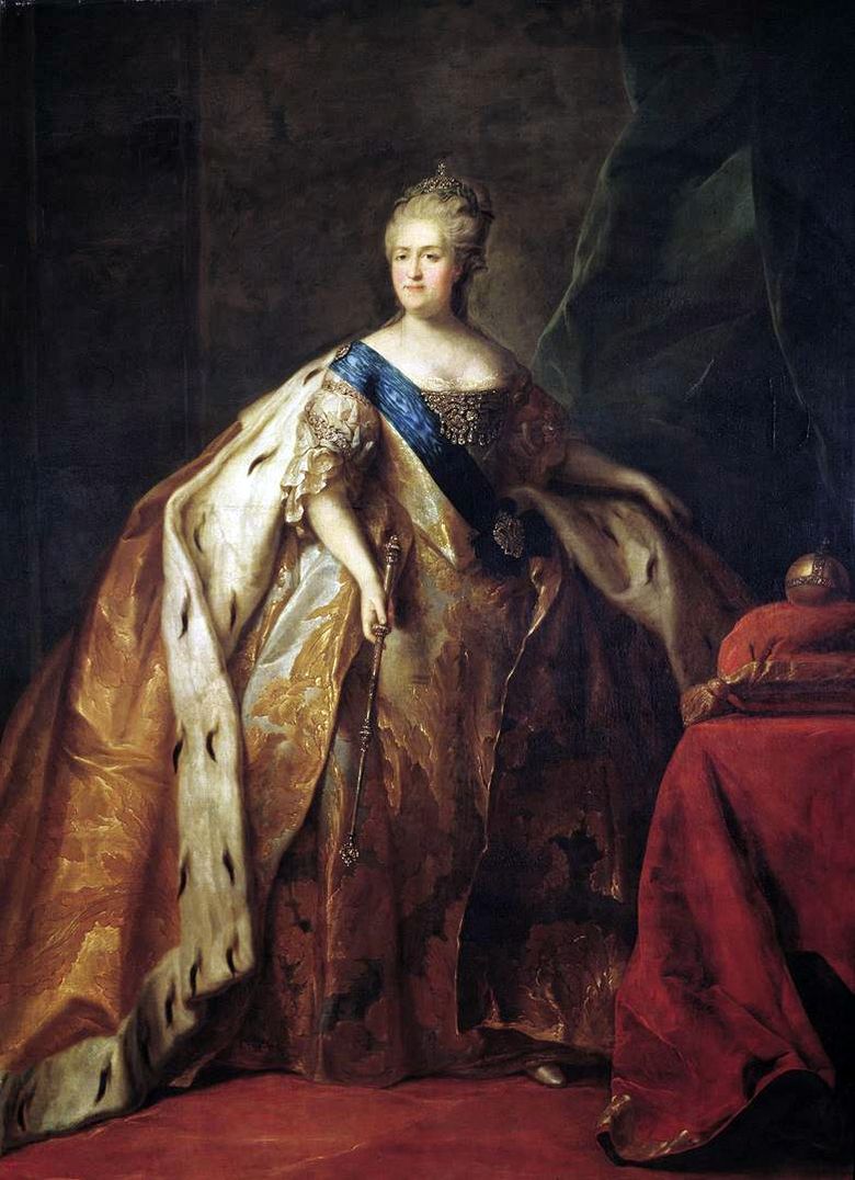 Portrait de limpératrice Catherine II   Peter Drozhdin