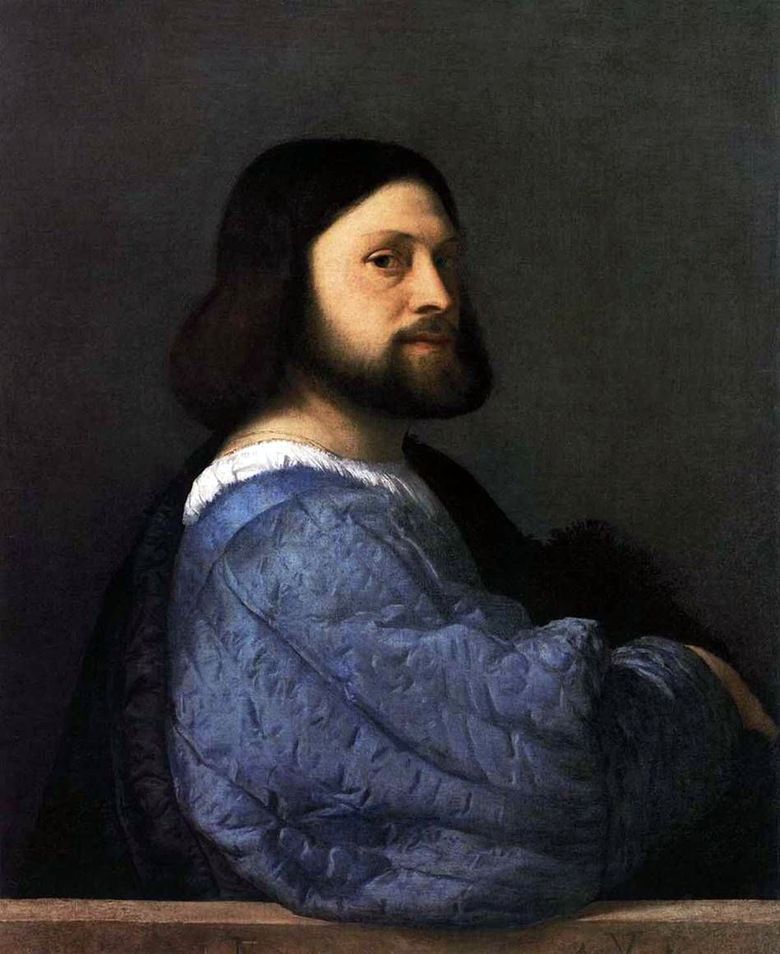 Portrait dun homme (Ariosto)   Titian Vecellio