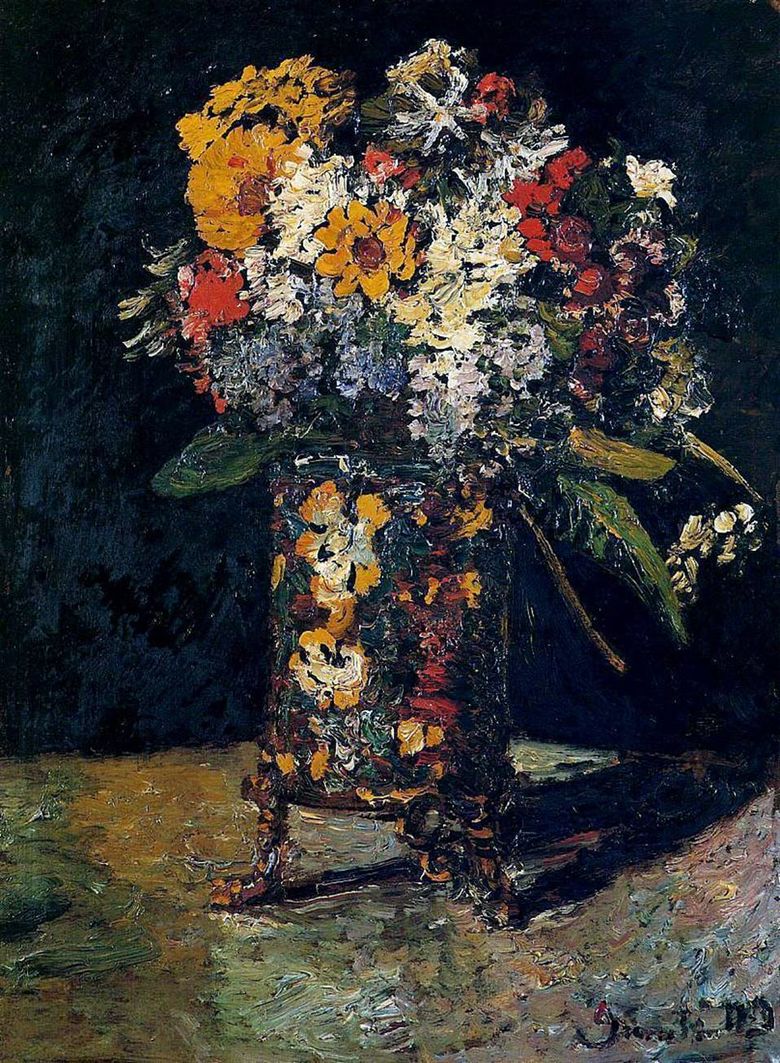 Bouquet de fleurs   Adolphe Monticelli