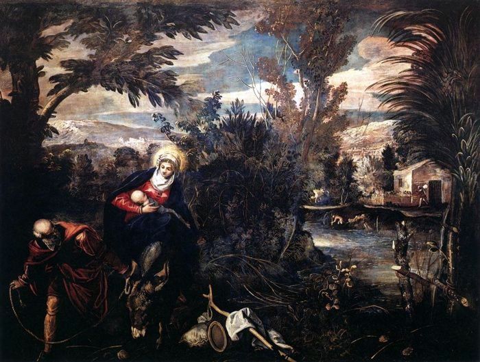Vol vers lÉgypte   Jacopo Tintoretto