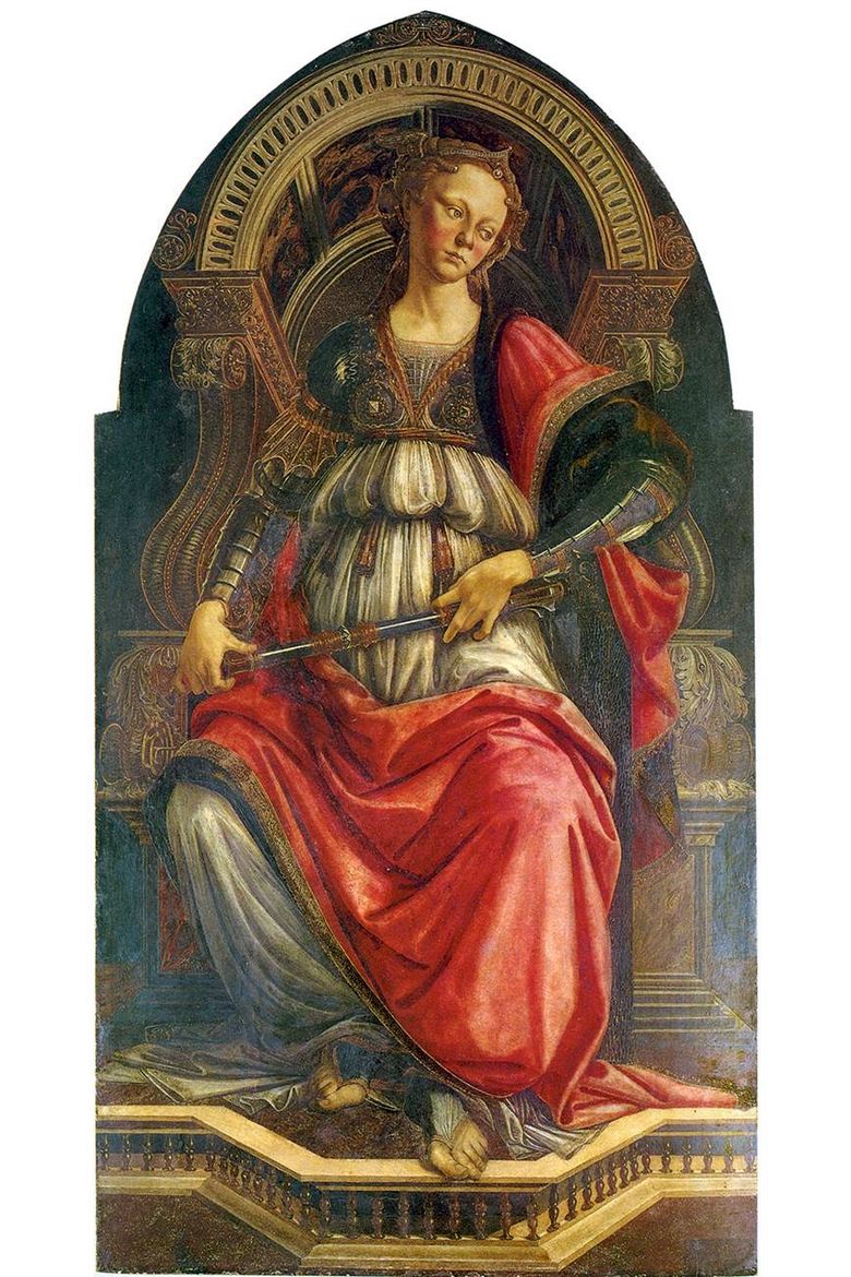 Allégorie de la force (force)   Sandro Botticelli