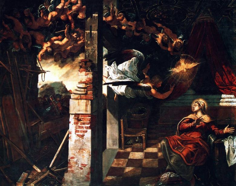 LAnnonciation   Jacopo Tintoretto