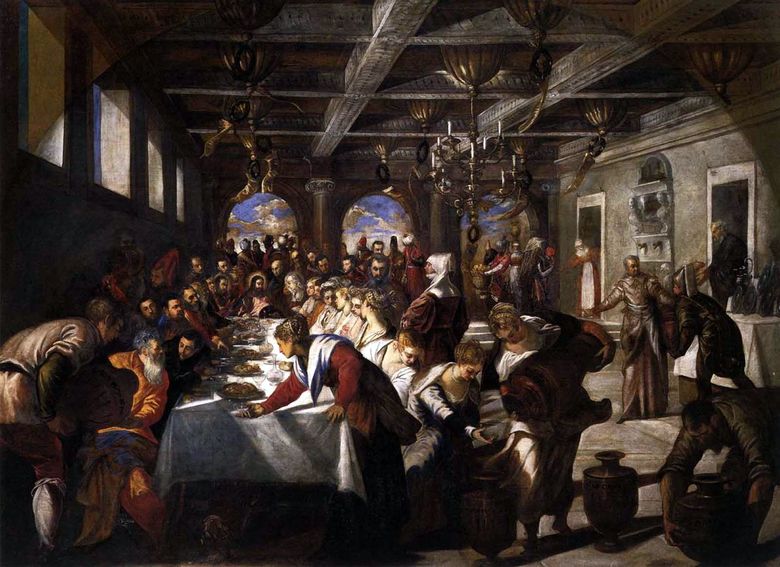 Mariage à Cana de Galilée   Jacopo Tintoretto