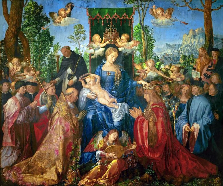 Fête de lautel du Rosaire   Albrecht Durer