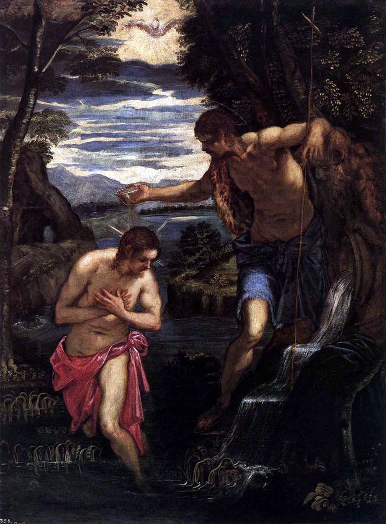 Baptême du Christ   Jacopo Tintoretto