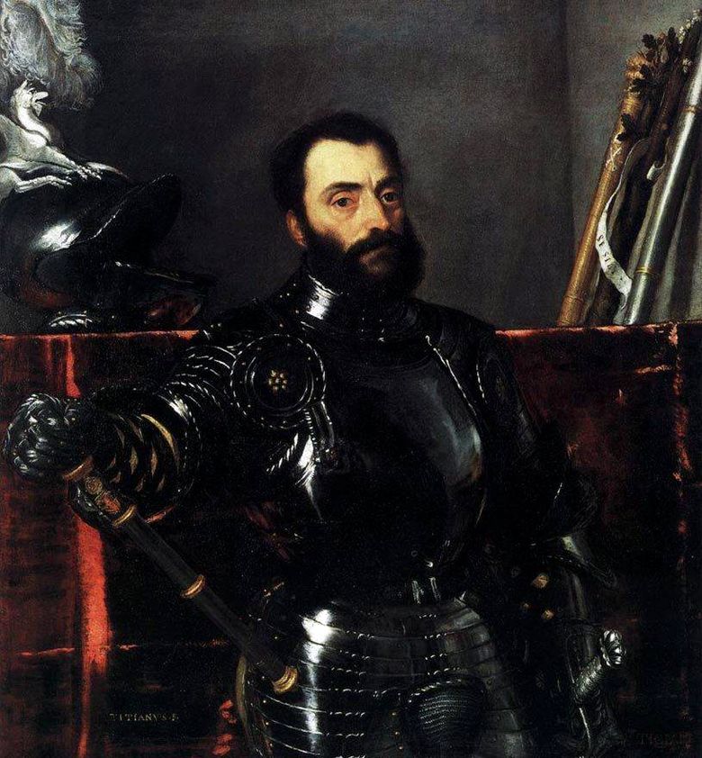 Portrait de Francesco Maria della Rovere   Titien Vecellio