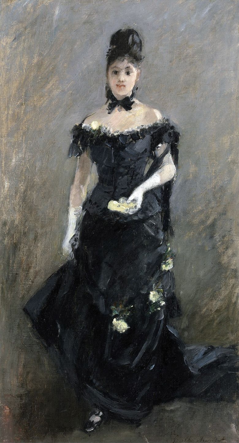 Devant le théâtre   Berthe Morisot