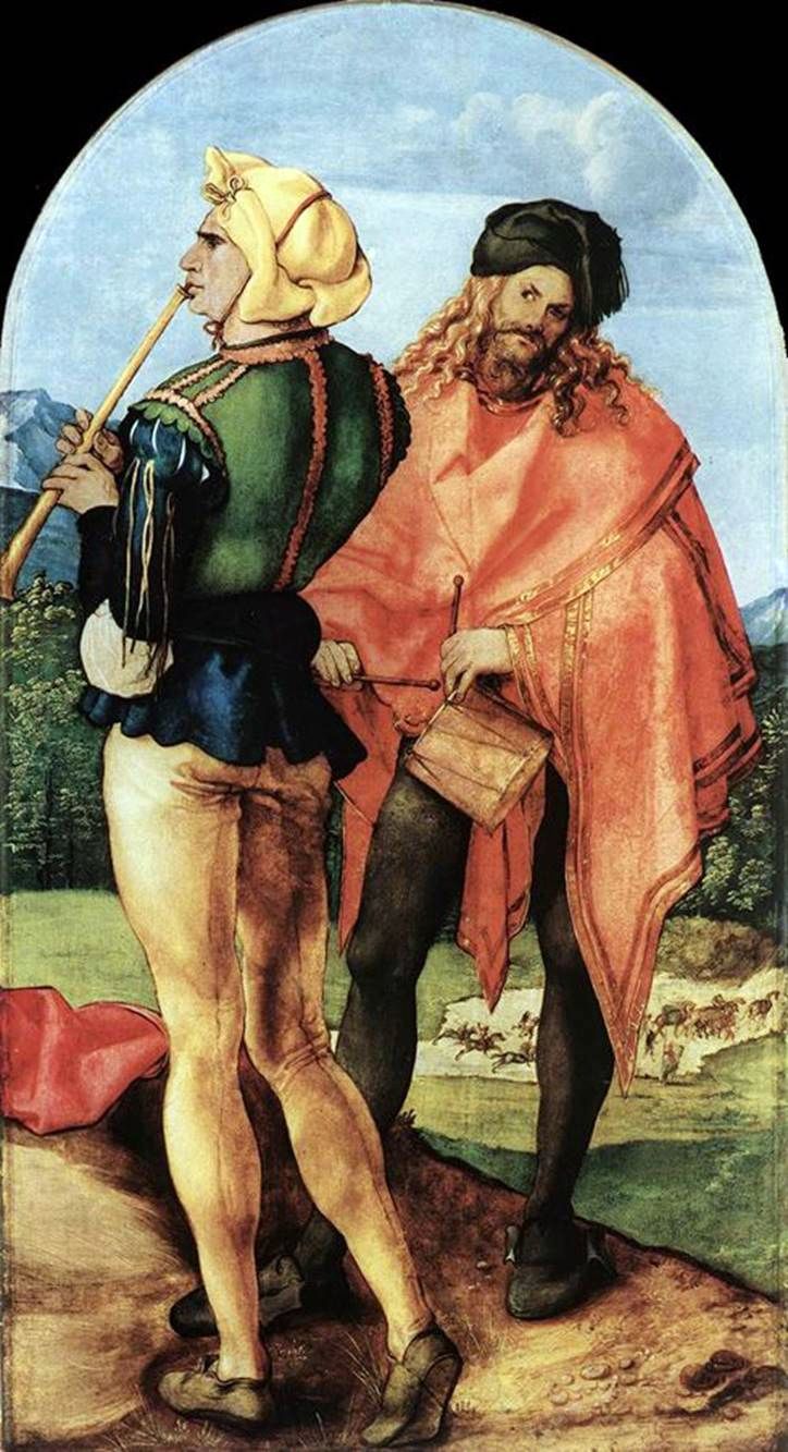 Deux musiciens   Albrecht Durer