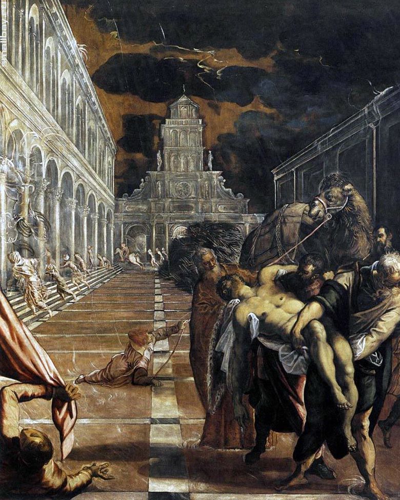 Lenlèvement du corps de Saint Marc   Jacopo Tintoretto