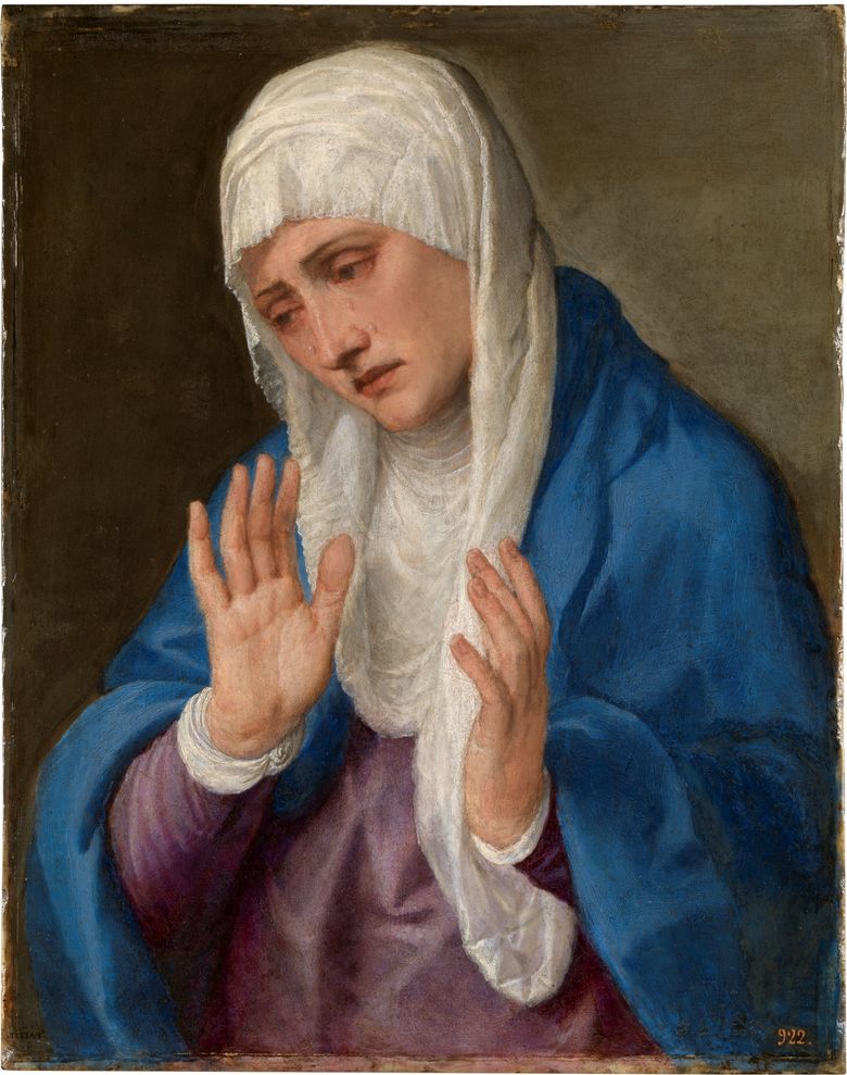 Mère en deuil   Titian Vecellio