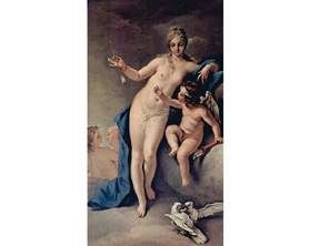 Vénus et Cupidon   Sebastiano Ricci