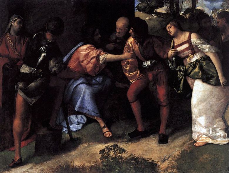 Le Christ et les infidèles   Titian Vecellio