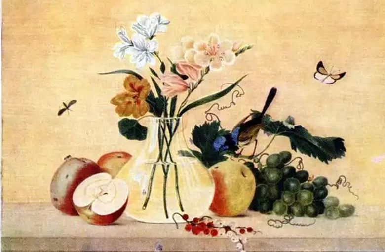 Fleurs, fruits, oiseaux   Fedor Tolstoy