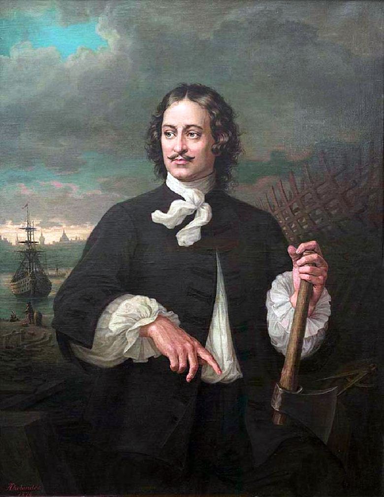 Portrait de Pierre I   August Tolander