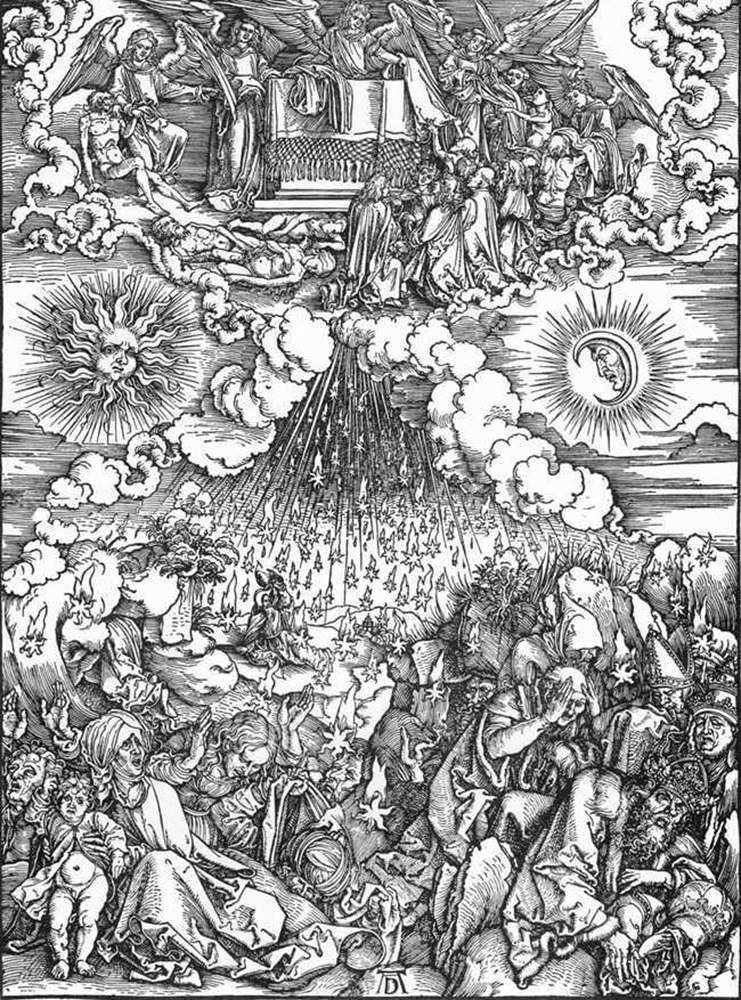 Ouverture des cinquième et sixième sceaux   Albrecht Durer