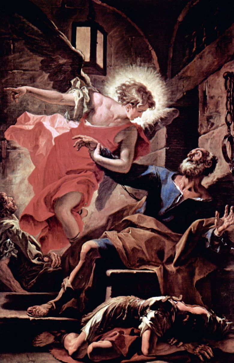 La libération de lapôtre Pierre par un ange   Sebastiano Ricci
