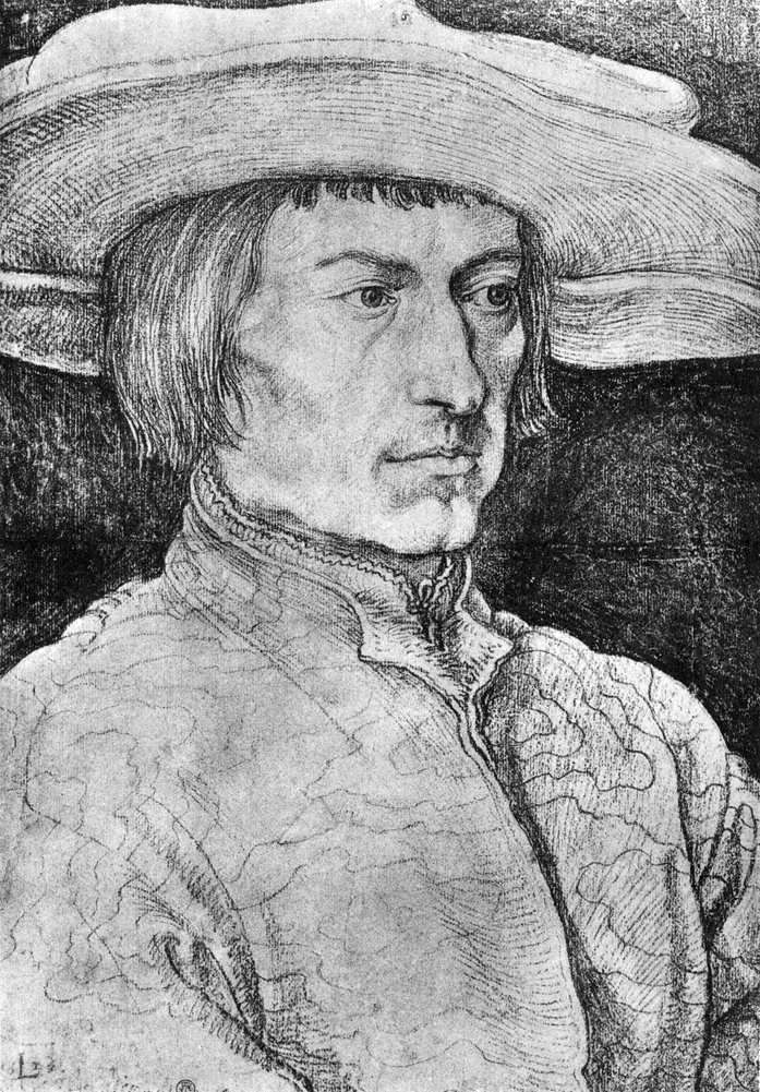 Portrait de Lucas van Leiden   Albrecht Durer
