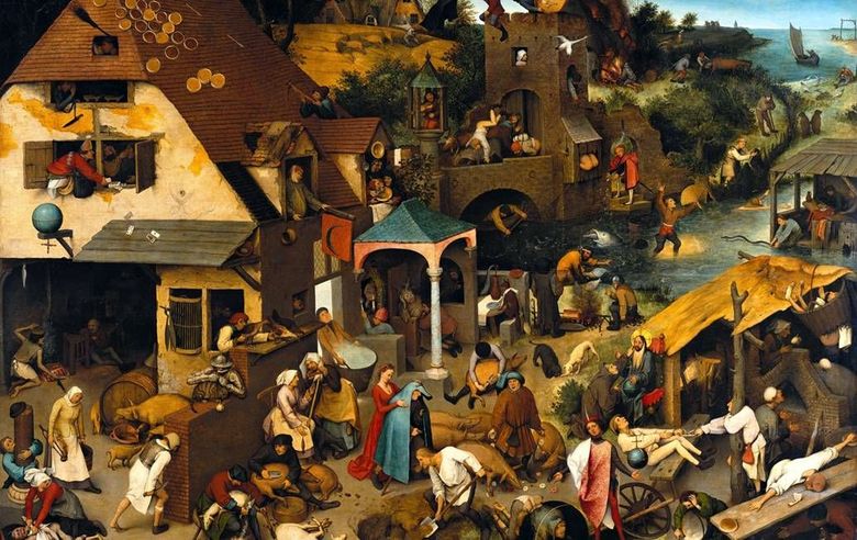 Proverbes néerlandais   Peter Brueghel