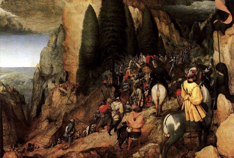 La conversion de Saul   Peter Brueghel