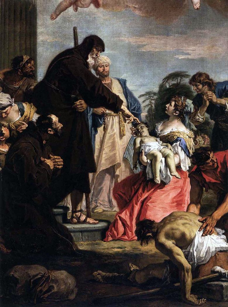 Le miracle de saint François   Sebastiano Ricci