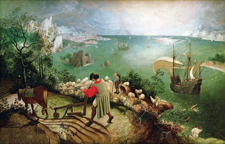 La chute dIcare   Peter Brueghel