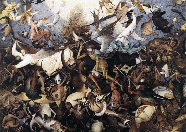 La chute des anges rebelles   Peter Bruegel