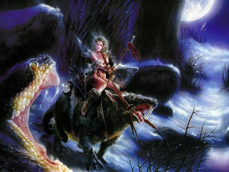 Reine des elfes   Luis Royo