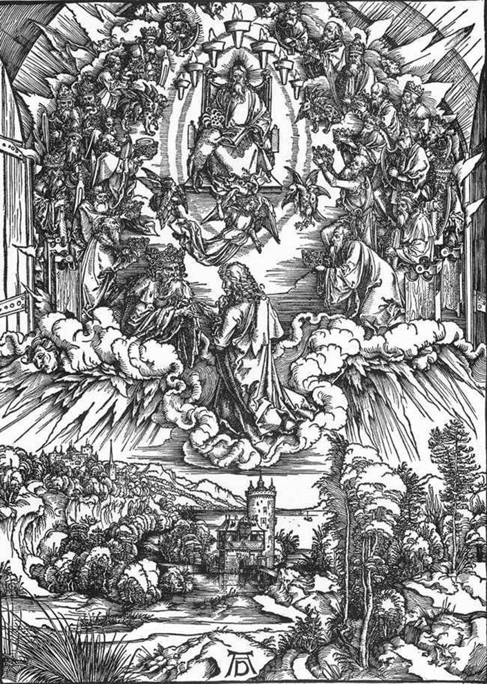 Saint Jean et les vingt quatre aînés   Albrecht Durer