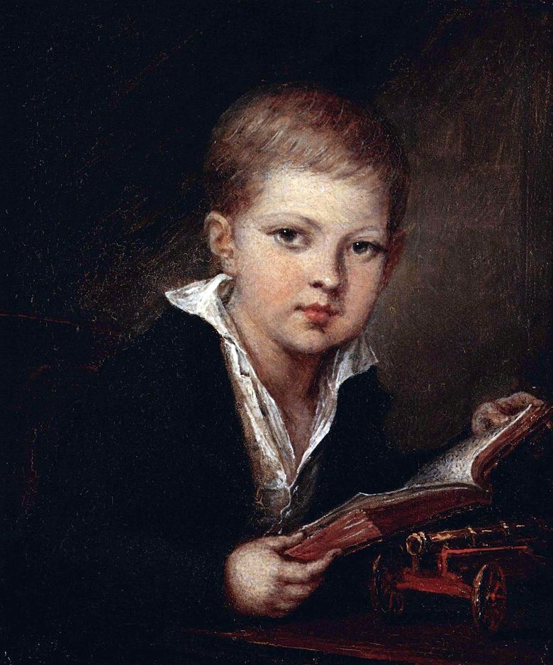 Portrait du Prince M. A. Obolensky enfant   Vasily Tropinin