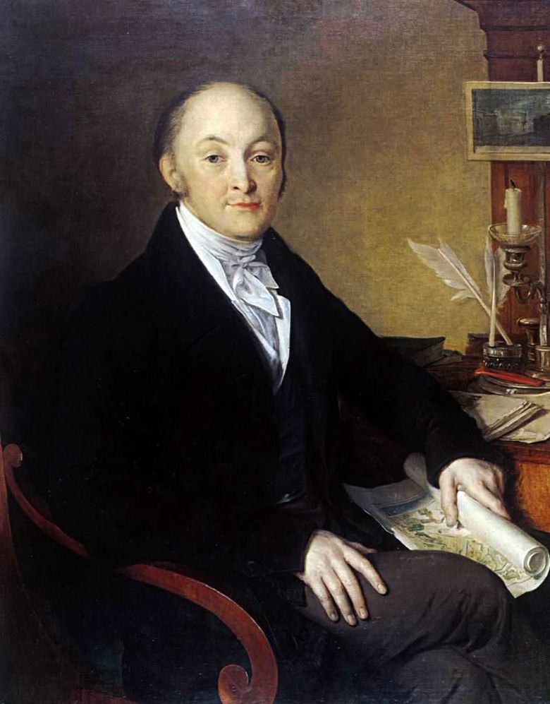 Portrait de Mikhail Mikhailovich Speransky   Vasily Tropinin
