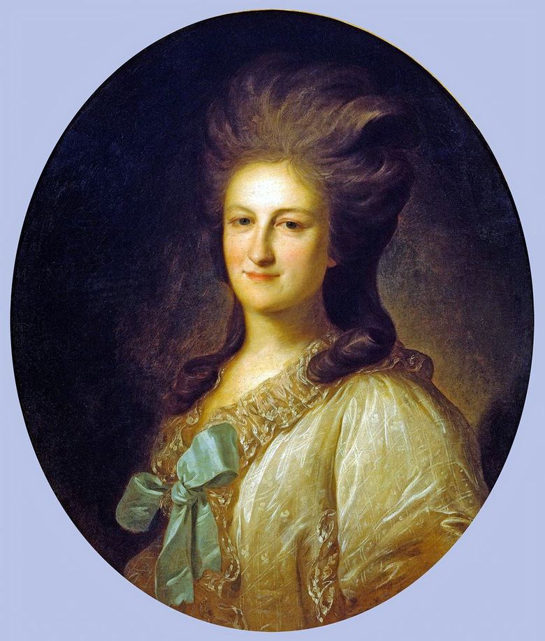 Portrait de Varvara Ermolaevna Novosiltseva   Fedor Rokotov