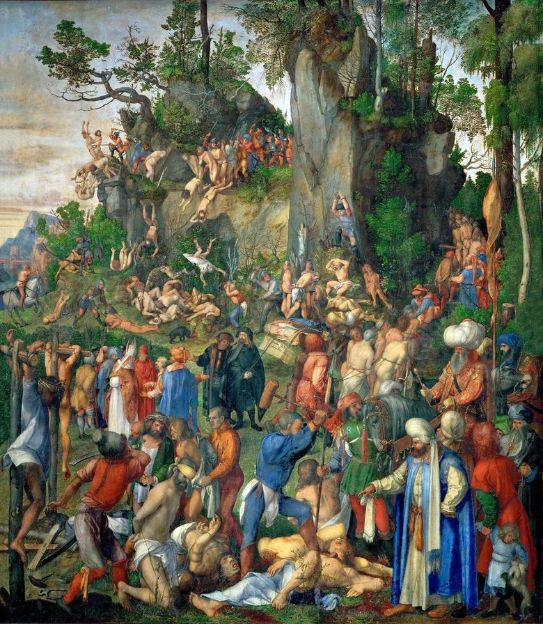 Tuer dix mille chrétiens   Albrecht Durer