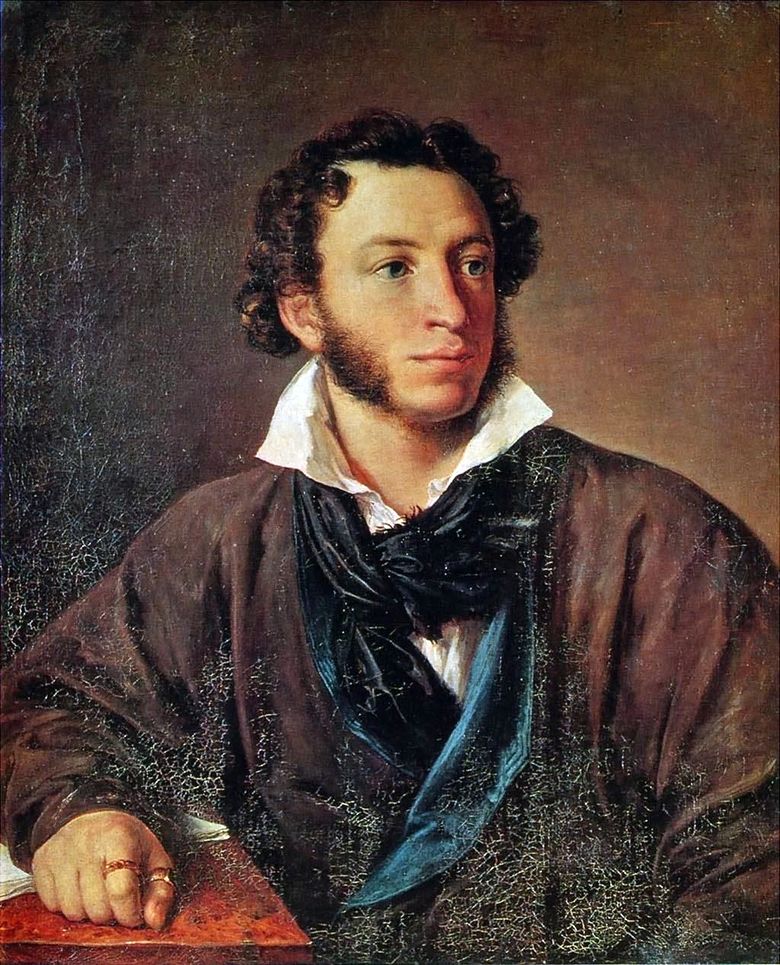 Portrait de Pouchkine   Vasily Tropinin