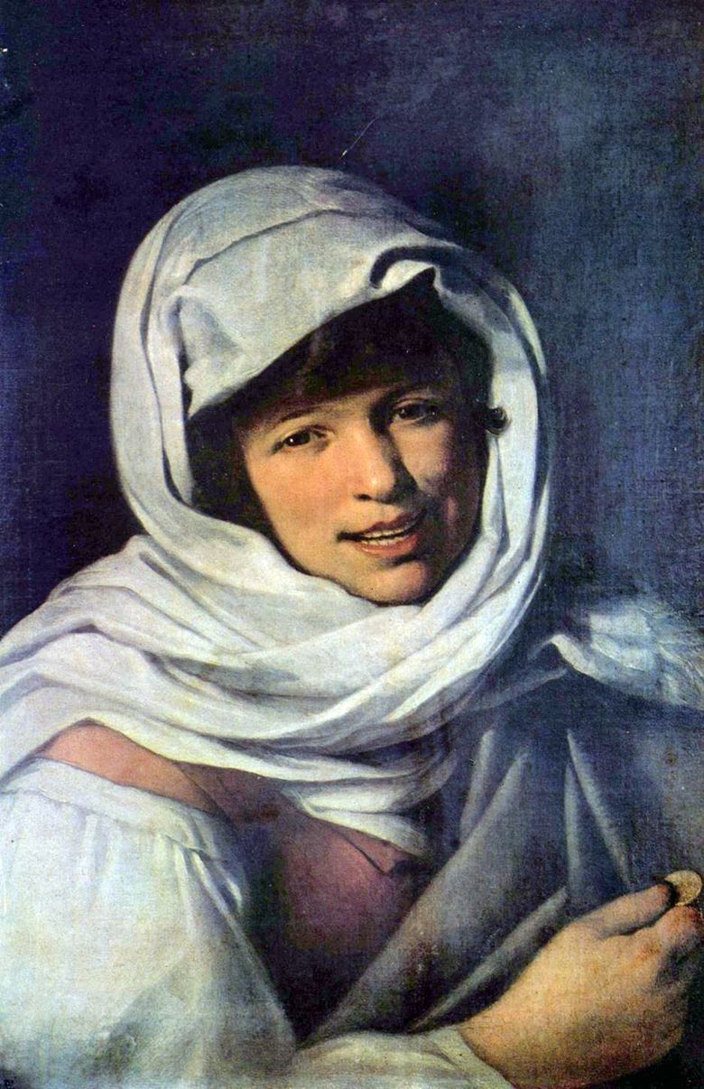 Fille avec une pièce (Fille de Galice)   Bartolome Esteban Murillo