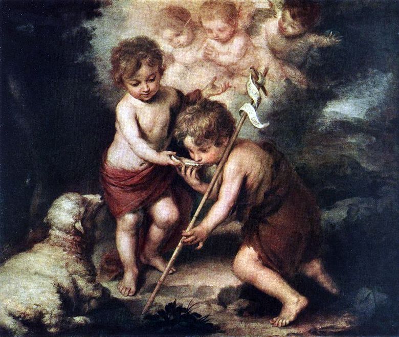 Enfants avec un mouton   Bartolomeo Esteban Murillo