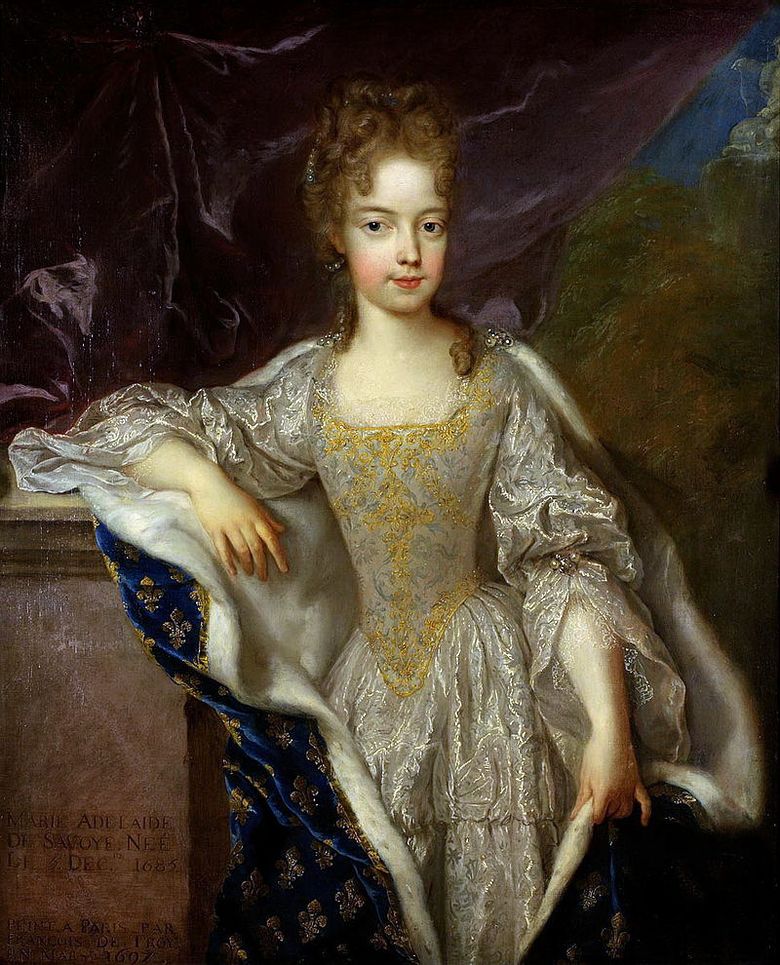 Portrait dAdélaïde de Savoie   François de Trois