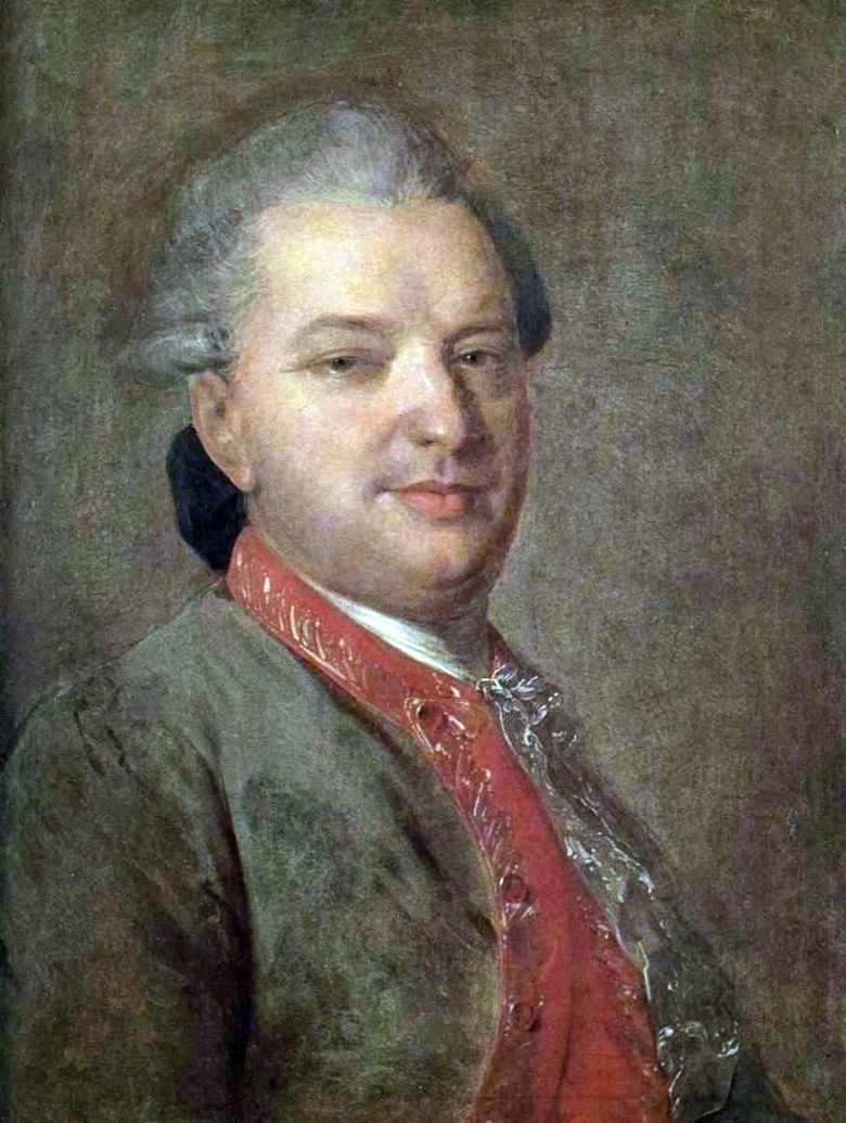 Portrait du poète Vasily Ivanovich Maykov   Fedor Rokotov
