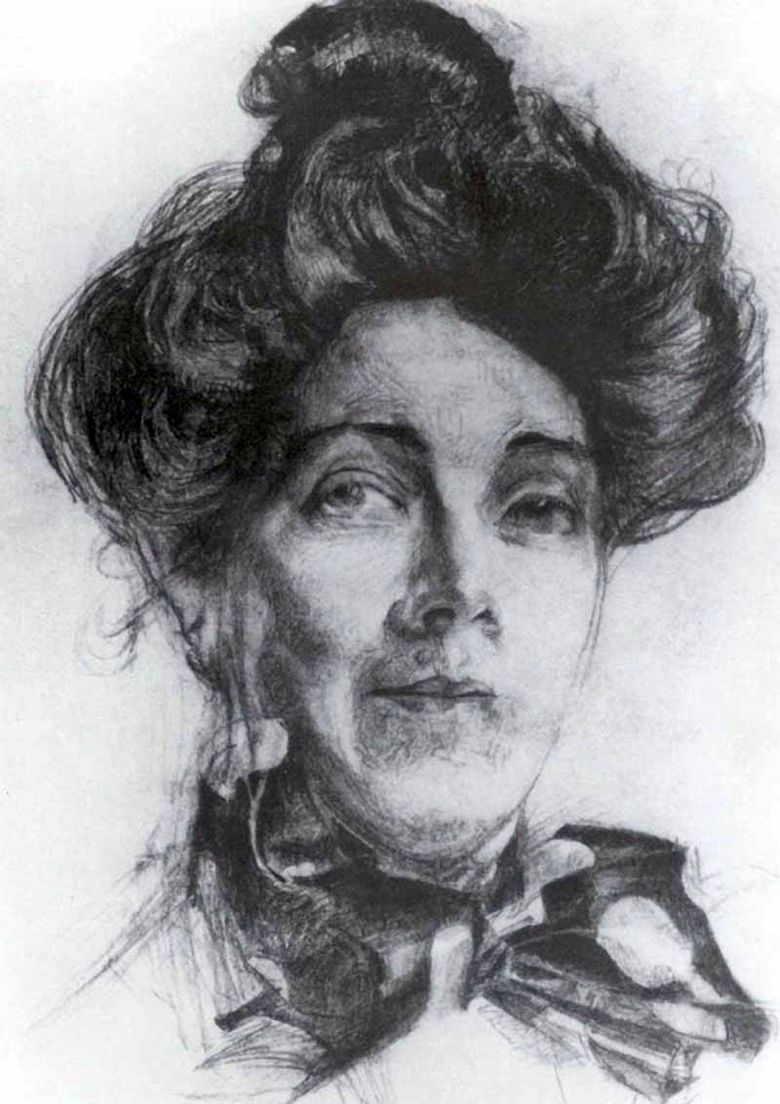Portrait de N. I. Zabela   Mikhail Vrubel